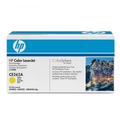 HP Toner Yellow CE262A für Color Laserjet CM4540 CP4025 CP4525, 11.000 Seiten
