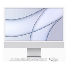 Apple iMac All-in-One-PC 24 Zoll, silber (MGPC3D) 