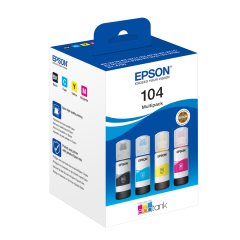 Epson Tinte 104 EcoTank 4-Farben Multipack