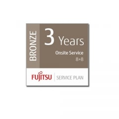 Fujitsu Serviceplan Bronze, 3 Jahre Vor-Ort-Service, Reaktionszeit 8 Stunden für Department Scanner