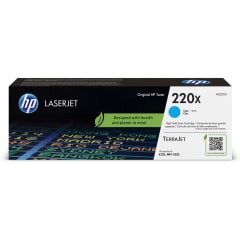 HP Toner 220X Cyan für Color LaserJet Pro 4202 4302, 5.500 Seiten