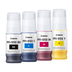 Canon Tintenset PFI-050 (BK/C/M/Y), 4 x 70 ml 
