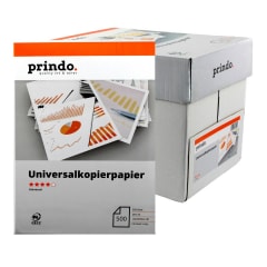 Prindo Universalkopierpapier A4 weiss, DIN A4, 80g/m², 5x 500 Blatt