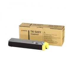 Kyocera Toner Kit TK-520Y, Yellow, für FS-C5015, 4.000 Seiten