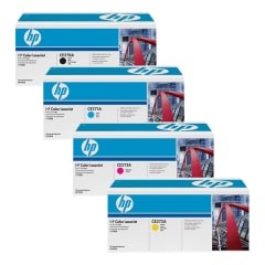 HP Tonerset CMYK für CLJ M750, 1x 13.500 Seiten Schwarz / 3x 15.000 Seiten Farbe