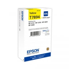 Epson Tinte T7894 Yellow XXL für WF-5110 WF-5190 WF-5620 WF-5690, 34,2 ml, 4.000 Seiten
