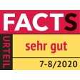 FACTS Testurteil "Sehr gut" (7-8 / 2020)