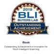 BLI Award Outstanding Achievement in Innovation for Ricoh Intelligent Scanning 2019
