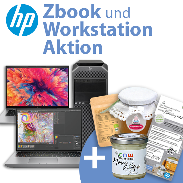 HP Zbook und Workstations Aktion Honig Box gratis