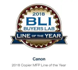 Canon imageRUNNER ADVANCE - BLI "Line of the Year" 2018
