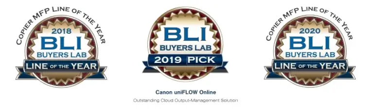 BLI-Auszeichnungen für Canon Kopierer und Software-Lösungen