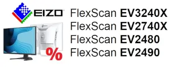 Preissenkung für einige EIZO FlexScan-Monitore