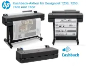 HP Cashback-Aktion für DesignJet T230, Z250, T630 und T650