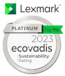 EcoVadis Platin-Auszeichnung für Lexmark