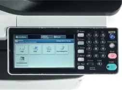 OKI MC883 - benutzerfreundlich und einfach zu bedienen über den individuell anpassbaren 7-Zoll (17,5-cm)-Farb-LCD-Touchscreen mit intuitivem Menüsystem und erweiterten Hilfefunktionen