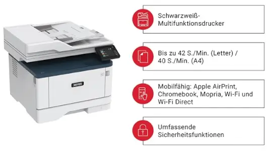 Xerox B315 Schwarzweiß-Multifunktionssdrucker