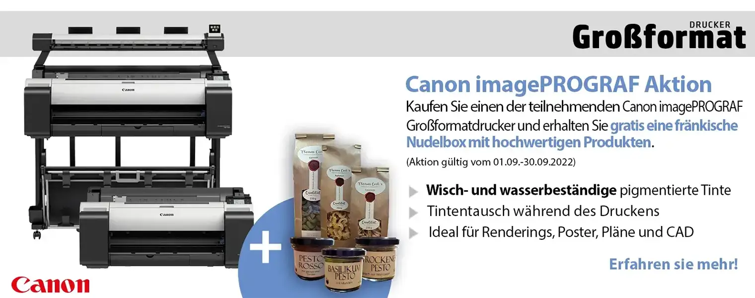 Canon LFP-Aktion: Gratis Nudel-Box