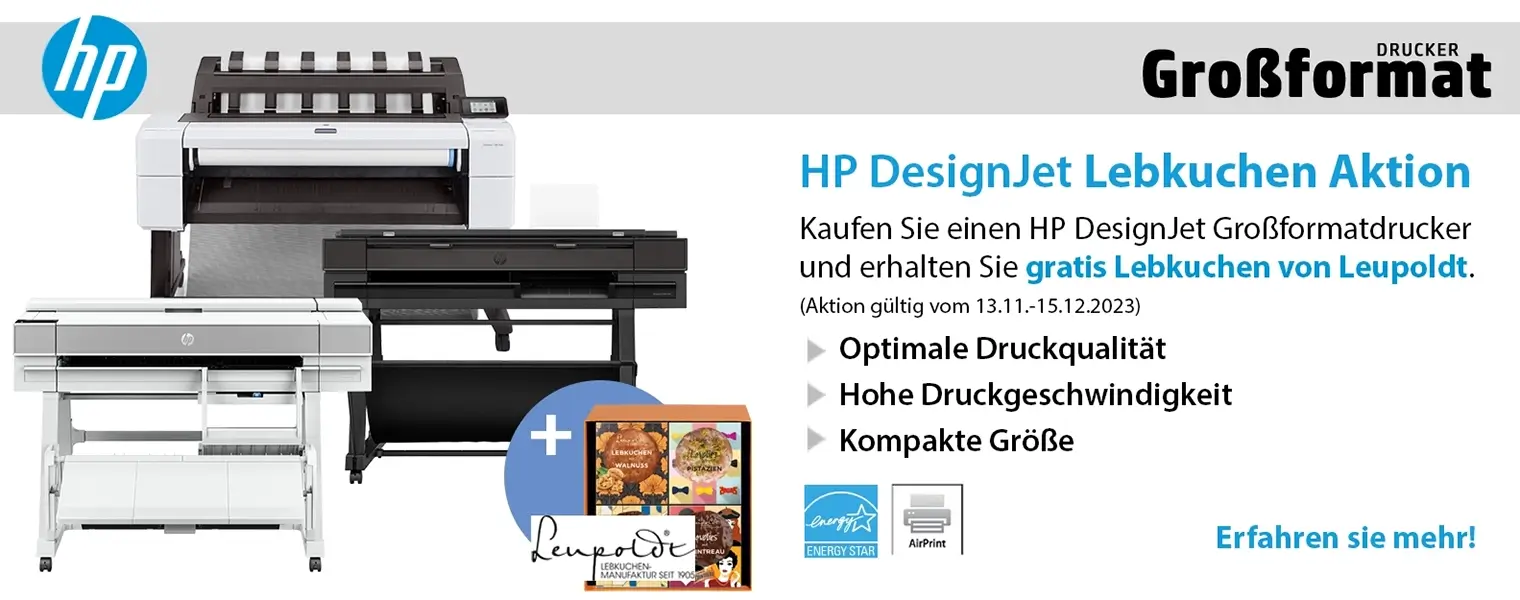 HP Designjet Leupoldt-Lebkuchen-Aktion