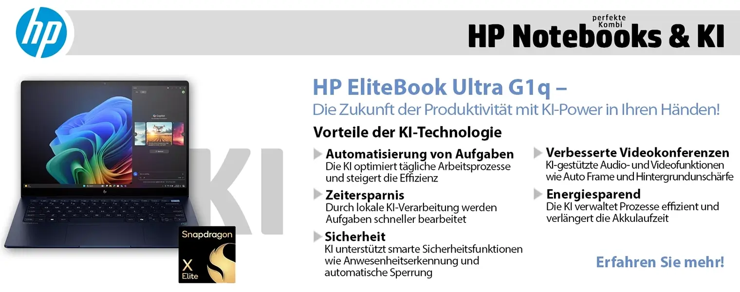 HP Elitebook G1q - Die Zukunft der Produktivität mit KI-Power in Ihren Händen