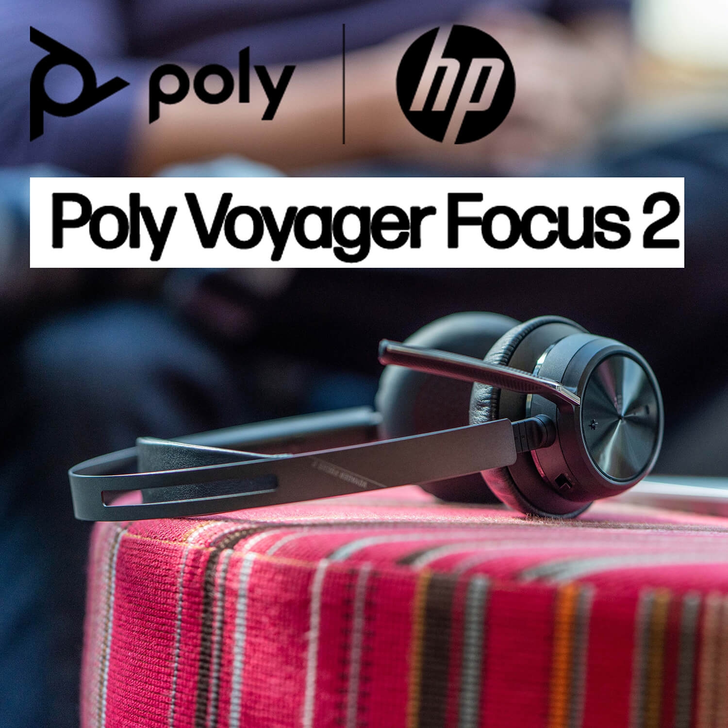 HP Poly Voyager Focus 2 Headset USB