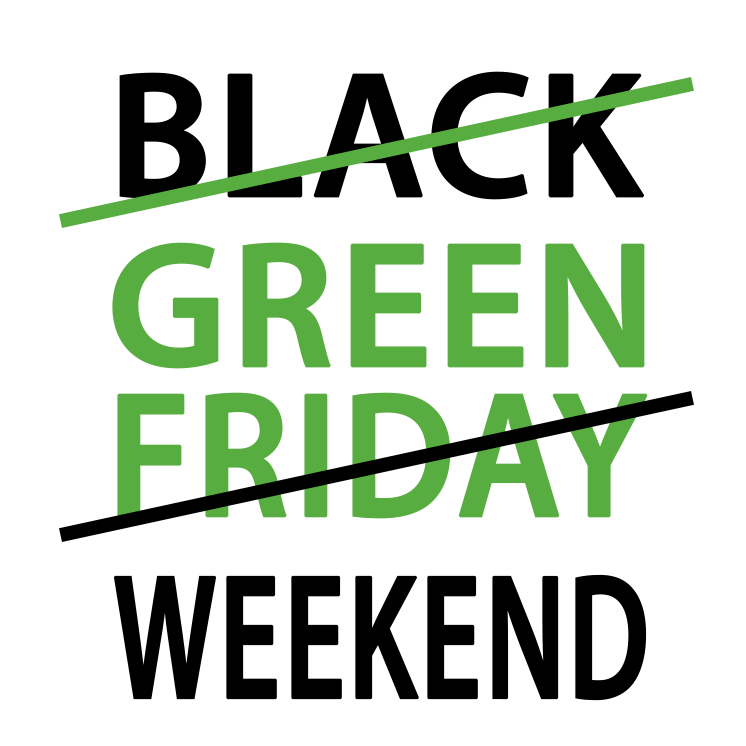 CNW Aktion: Green Weekend statt Black Friday