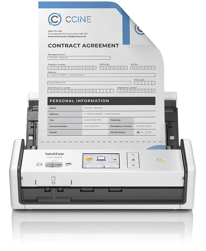 Brother ADS-1800W - kompakter Dokumentenscanner