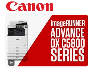 Videoanleitung für die Canon imageRUNNER ADVANCE DX C5800-Serie