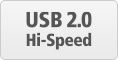 USB 2.0 Hi-Speed
