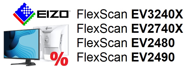 Preissenkung für einige EIZO FlexScan-Monitore