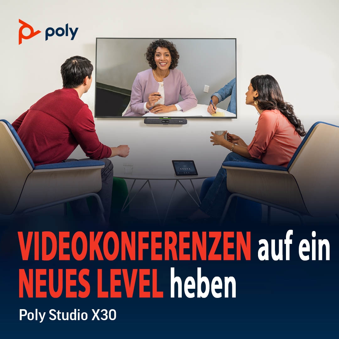 HP Poly Studio X30 Videoleiste Konferenzsystem