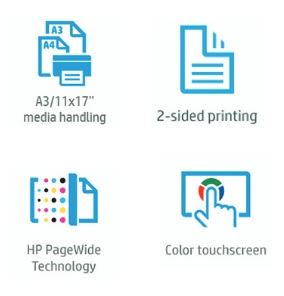 HP PageWide Managed Color MFP E77650dn Features