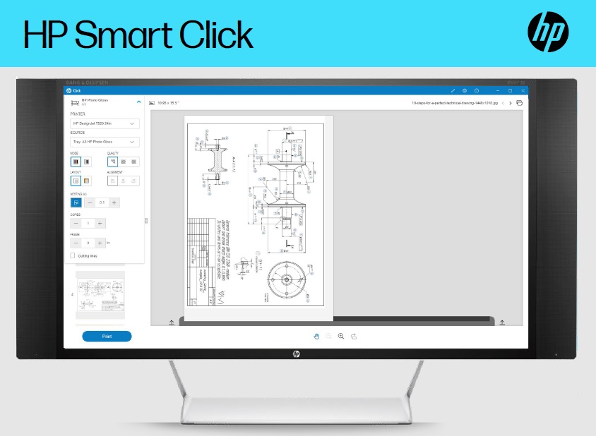 HP Smart Click - das praktische Tool für HP OfficeJet Pro 9720e und 9730e