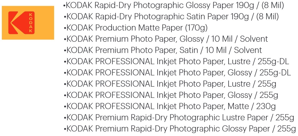 FSC-zertifizierte Kodak Photopapiere