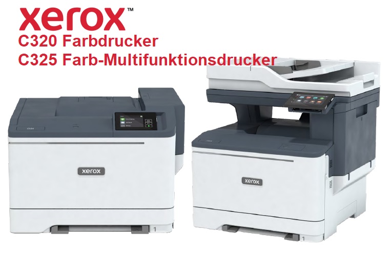 Neu: Xerox C320 Farbdrucker und Xerox C325 Farb-Multifunktionsdrucker